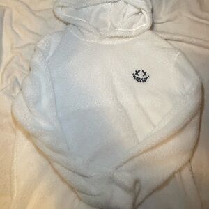 White Fluffy Monster Hoodie